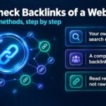 How to check backlinks of a website: free and paid methods infographic